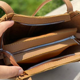 کیف دوشی زنانه زارا رنگ شتری کد ۵۰۳۰۳۱۰