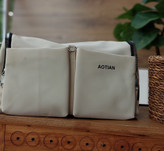 مینی ساک AOTIAN رنگ کرم استخونی روشن کد